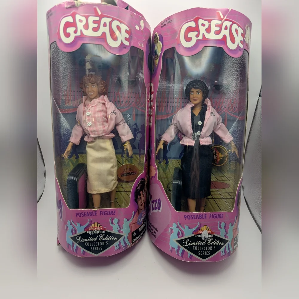Grease 20th Anniversary Frenchie & Rizzo Dolls, ‎ 1998 New In Box Rare